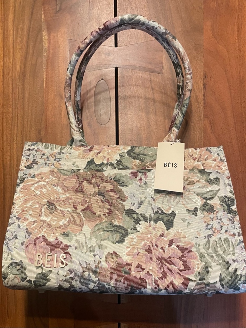 BEIS The Book Tote in Vintage Floral NWT